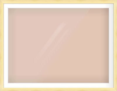 Natural Wood Cushion Frame for 1200 × 900mm artwork, with Smooth White Single Mount