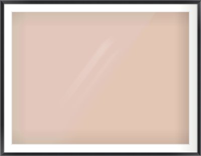 Black/Silver Flat Frame for 120 × 90cm artwork, with Smooth White Single Mount