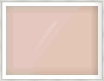 Silver Cushion Frame for 1200 × 900mm artwork, with Smooth White Single Mount