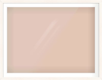 Ivory Driftwood Flat Frame for 1200 × 900mm artwork, with Smooth White Single Mount