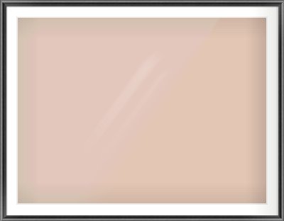 Black Cushion Frame for 120 × 90cm artwork, with Smooth White Single Mount