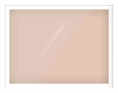 Natural Grain / White Stain Stepped Frame for 1200 × 900mm artwork, with Smooth White Single Mount