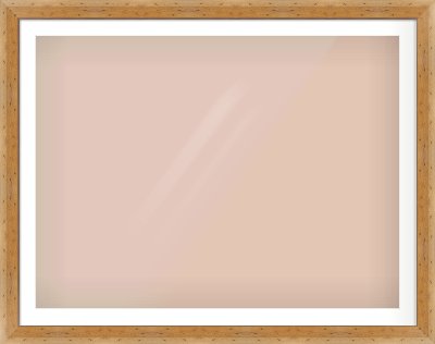 Distressed Pine Reverse Frame for 1200 × 900mm artwork, with Smooth White Single Mount