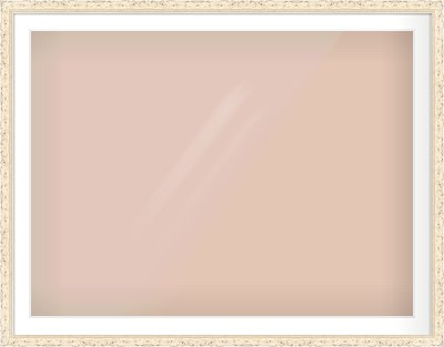White Decorative Frame for 1200 × 900mm artwork, with Smooth White Single Mount