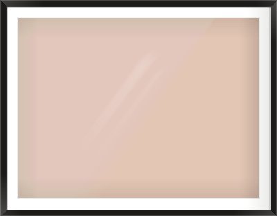 Black Flat Frame for 1200 × 900mm artwork, with Smooth White Single Mount