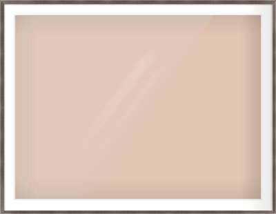 Dark Walnut Flat Frame for 1200 × 900mm artwork, with Smooth White Single Mount