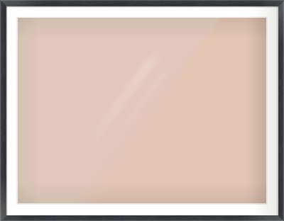 Black Wood Grain Flat Frame for 120 × 90cm artwork, with Smooth White Single Mount