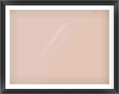 Black Scoop Frame for 120 × 90cm artwork, with Smooth White Single Mount
