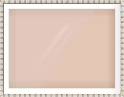 Silver Flat Frame for 1200 × 900mm artwork, with Smooth White Single Mount