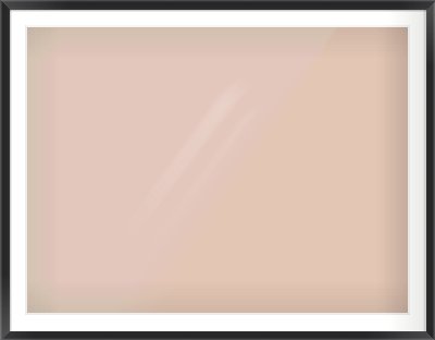 Black Angle Frame for 1200 × 900mm artwork, with Smooth White Single Mount