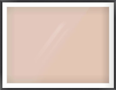 Black Flat Frame for 120 × 90cm artwork, with Smooth White Single Mount