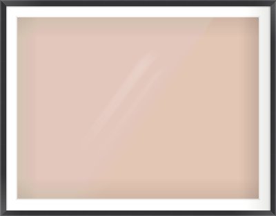 Black Flat Frame for 1200 × 900mm artwork, with Smooth White Single Mount
