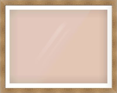 Bronze Flat Frame for 1200 × 900mm artwork, with Smooth White Single Mount