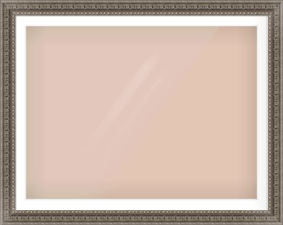 Silver Reverse Frame for 1200 × 900mm artwork, with Smooth White Single Mount