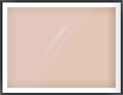 Black/Silver Flat Frame for 48 × 36in artwork, with Smooth White Single Mount