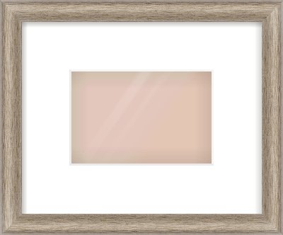 Silver Cushion Frame for 6 × 4in artwork, with Smooth White Single Mount