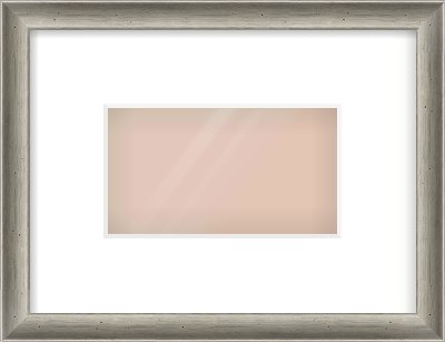 Silver Cushion Frame for 160 × 90mm artwork, with Smooth White Single Mount