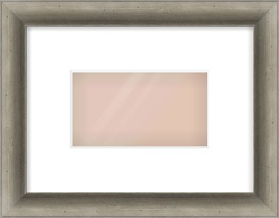 Silver Spoon Frame for 160 × 90mm artwork, with Smooth White Single Mount