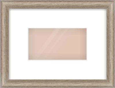 Silver Cushion Frame for 160 × 90mm artwork, with Smooth White Single Mount