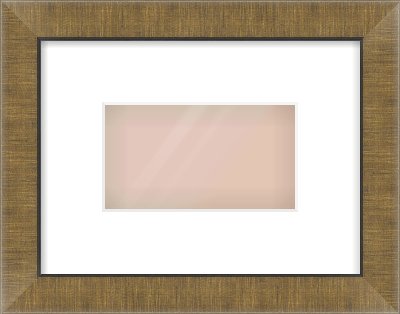 Bronze Flat Frame for 160 × 90mm artwork, with Smooth White Single Mount