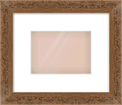Maroon Decorative Frame for 7 × 5in artwork, with Smooth White Single Mount