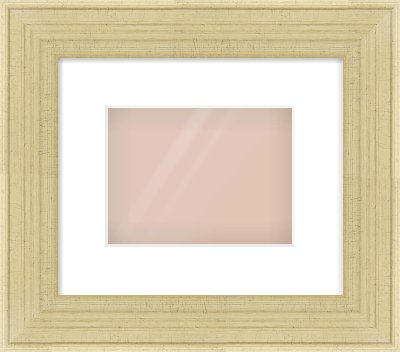 Silver Flat Frame for 20 × 15cm artwork, with Smooth White Single Mount