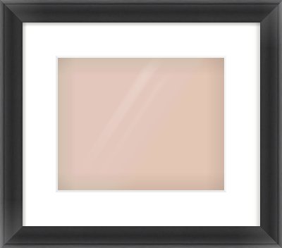 Black Scoop Frame for 10 × 8in artwork, with Smooth White Single Mount