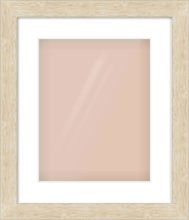 Premium Flat Frame for 11 × 14in artwork, with Smooth White Single Mount