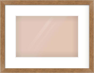 Brushed Bronze with Black Sides Flat Frame for 30 × 20cm artwork, with Smooth White Single Mount