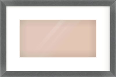 Dark Grey Flat Frame for 12 × 6in artwork, with Smooth White Single Mount