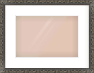 Black Scoop Frame for 12 × 8in artwork, with Smooth White Single Mount