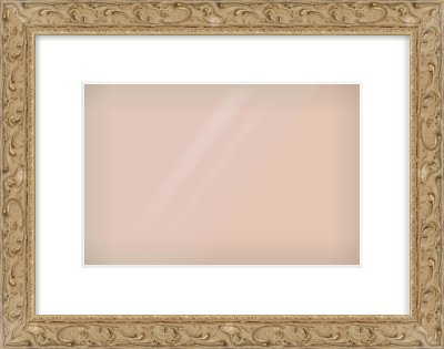 Light Brown Decorative Frame for 12 × 8in artwork, with Smooth White Single Mount