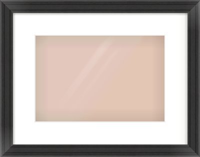 Black Scoop Frame for 12 × 8in artwork, with Smooth White Single Mount