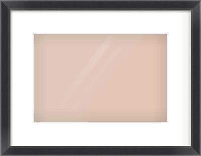 Black Angle Frame for 12 × 8in artwork, with Smooth White Single Mount