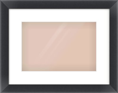 Black Bevel Frame for 12 × 8in artwork, with Smooth White Single Mount
