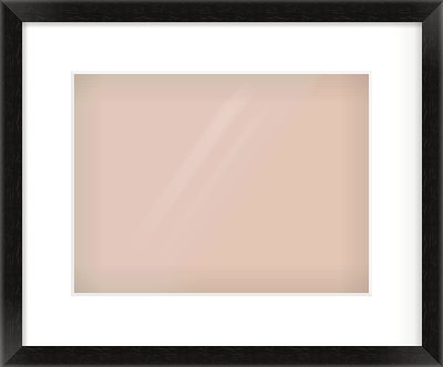 Black Wood Grain Flat Frame for 12 × 9in artwork, with Smooth White Single Mount