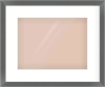 Dark Grey Flat Frame for 12 × 9in artwork, with Smooth White Single Mount