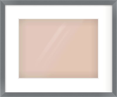 Grey Flat Frame for 12 × 9in artwork, with Smooth White Single Mount