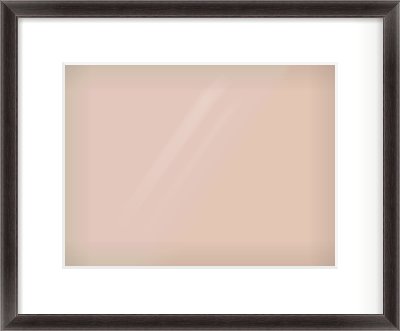 Black Cushion Frame for 12 × 9in artwork, with Smooth White Single Mount