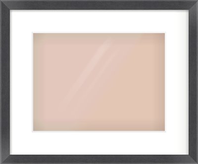 Black Flat Frame for 12 × 9in artwork, with Smooth White Single Mount