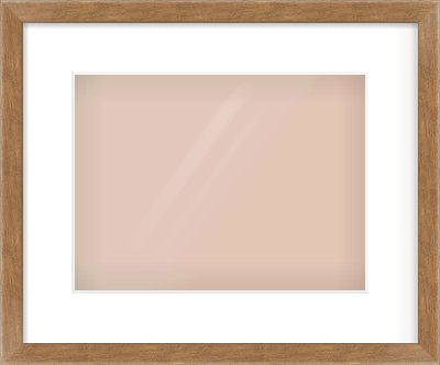 Brushed Bronze with Black Sides Flat Frame for 12 × 9in artwork, with Smooth White Single Mount