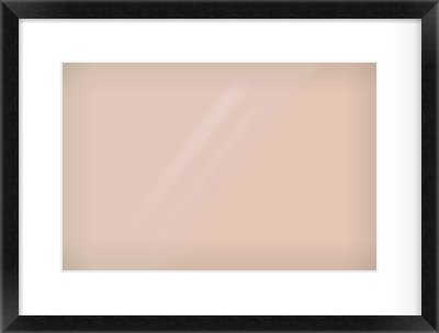 Black Wood Grain Flat Frame for 15 × 10in artwork, with Smooth White Single Mount