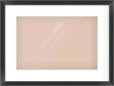 Black Angle Frame for 15 × 10in artwork, with Smooth White Single Mount