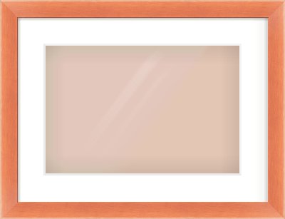Bronze Flat Frame for 15 × 10in artwork, with Smooth White Single Mount