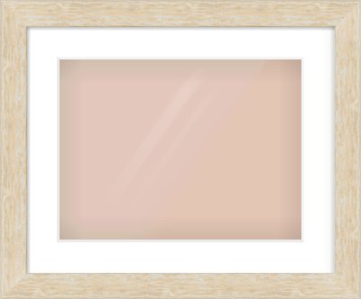 Premium Flat Frame for 406 × 305mm artwork, with Smooth White Single Mount