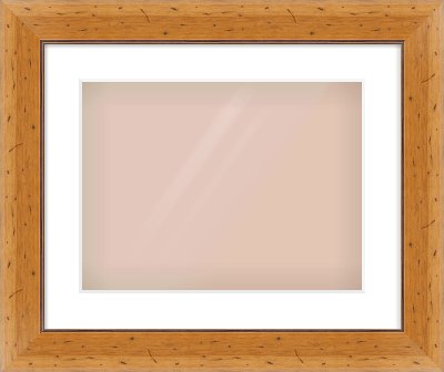 Distressed Pine Reverse Frame for 406 × 305mm artwork, with Smooth White Single Mount
