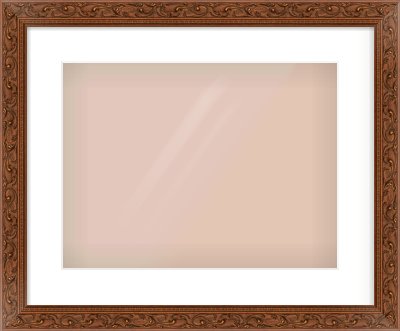 Maroon Decorative Frame for 406 × 305mm artwork, with Smooth White Single Mount