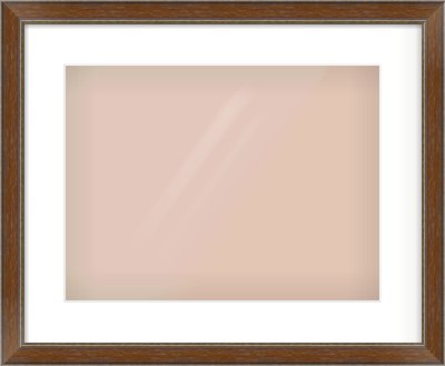 Walnut / Pewter Reverse Frame for 406 × 305mm artwork, with Smooth White Single Mount