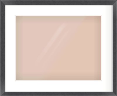 Black Flat Frame for 406 × 305mm artwork, with Smooth White Single Mount