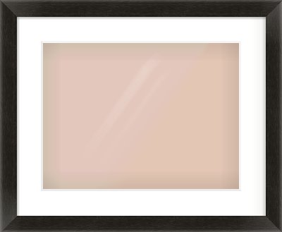 Black Grain Flat Frame for 406 × 305mm artwork, with Smooth White Single Mount